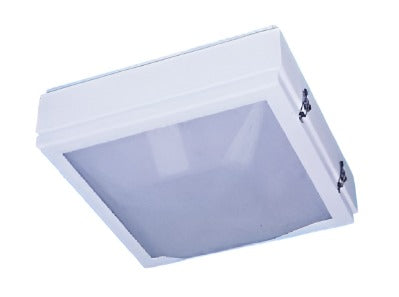 Europa Weatherproof IP65 Surface Mounted Low Bay Fitting with Tempered Glass Cover c/w 54W 6500K LED Lamp