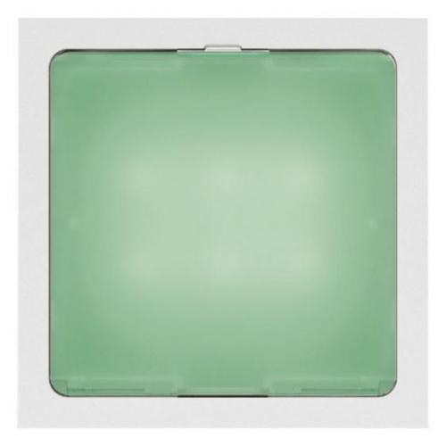 Illuminated signs Arteor™ - 1 W - 2-state LEDs green/red - 2 modules - white