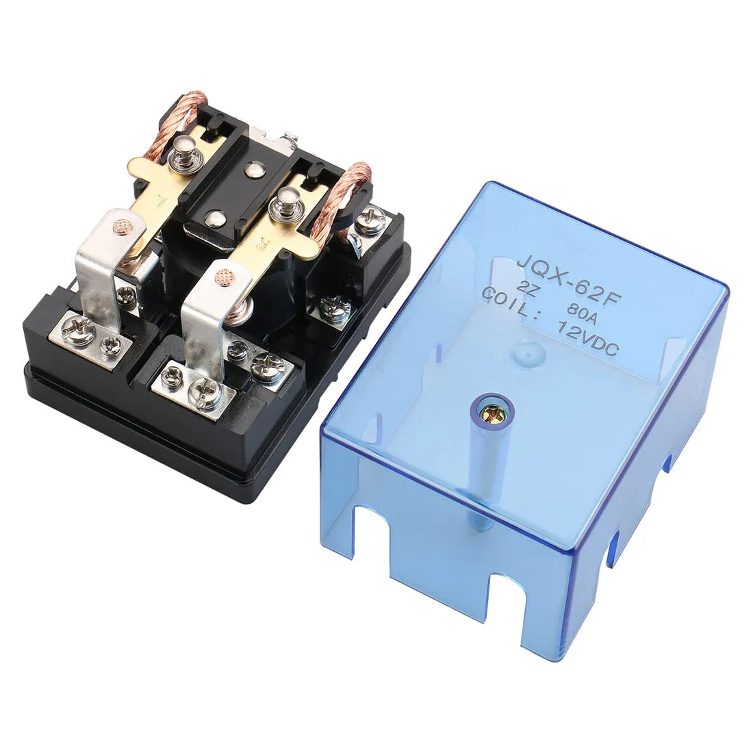 Baomain High Power Relay JQX-62F-2Z Coil Voltage 80A DPDT 2NO 2NC Electronmagnetic Relay