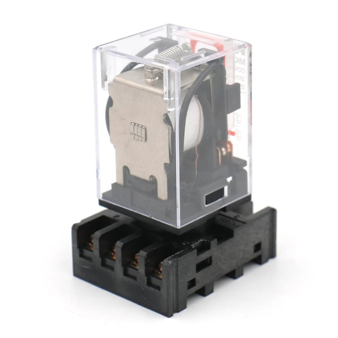 Baomain Power Relay MK2P-I AC 110V Coil DPDT 8 Pin with Plug-in Terminal Socket