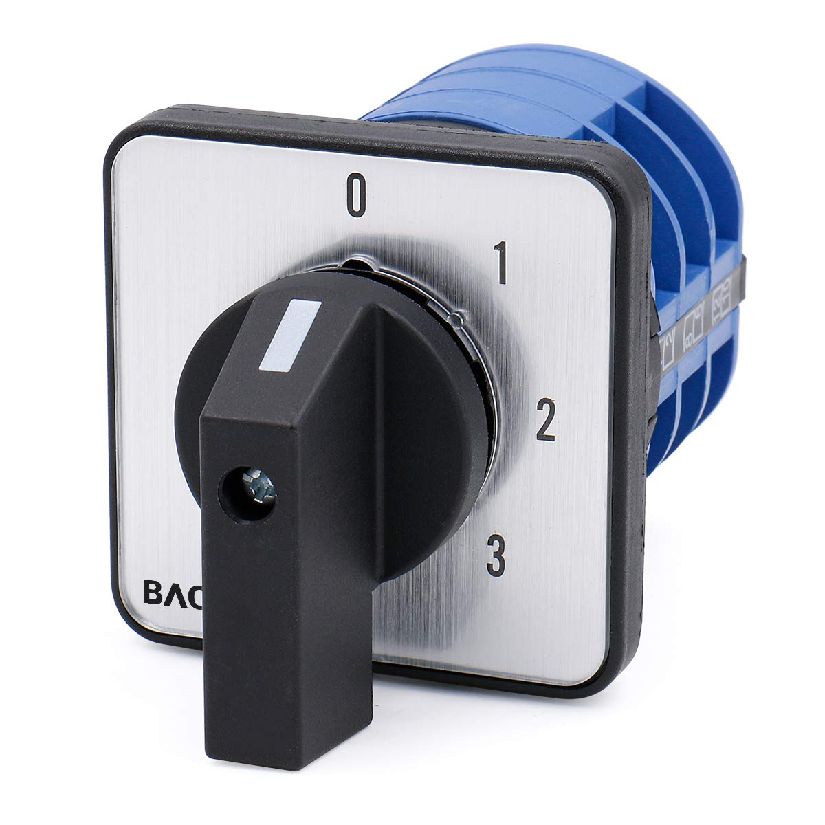 Baomain Rotary Cam Changeover Switch SZW26-40/0-3.3 660V 40A 12 Terminals 4 Positions