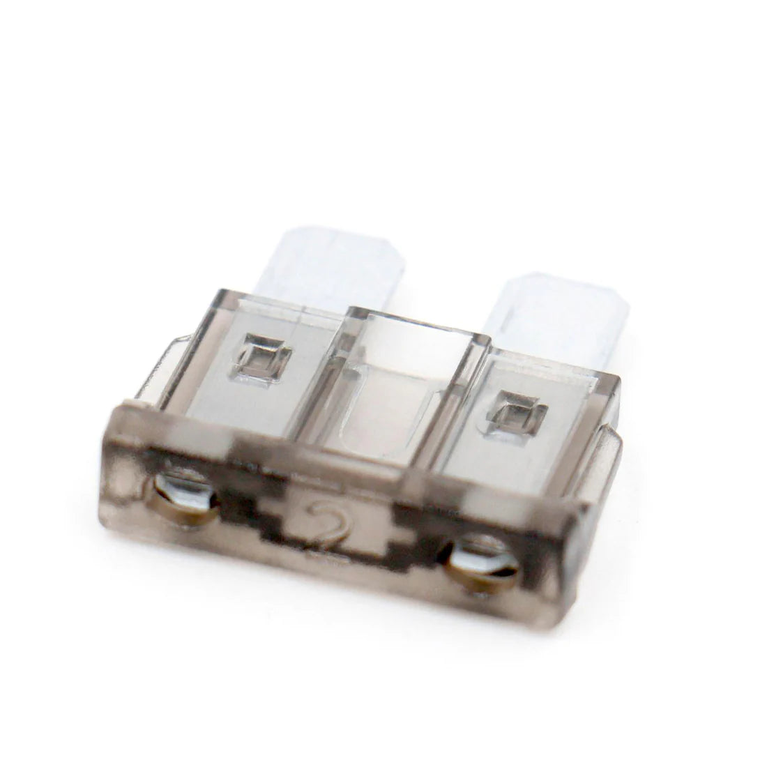 Baomain ATC-2 Grey ATO/ATC 2 Amp Fast-Acting Automotive Blade Fuses x100PCS