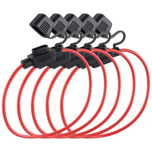 Baomain Car Circuit Fuse Tap ATM Inline Fuse Holder Waterproof x5PCS