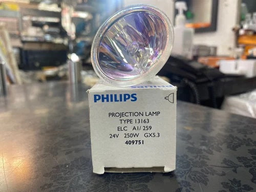 PHILIPS 13163 ELC 24V 250W GX5.3 Dimming Halogen Lamp-Light Bulb-DELIGHT OptoElectronics Pte. Ltd