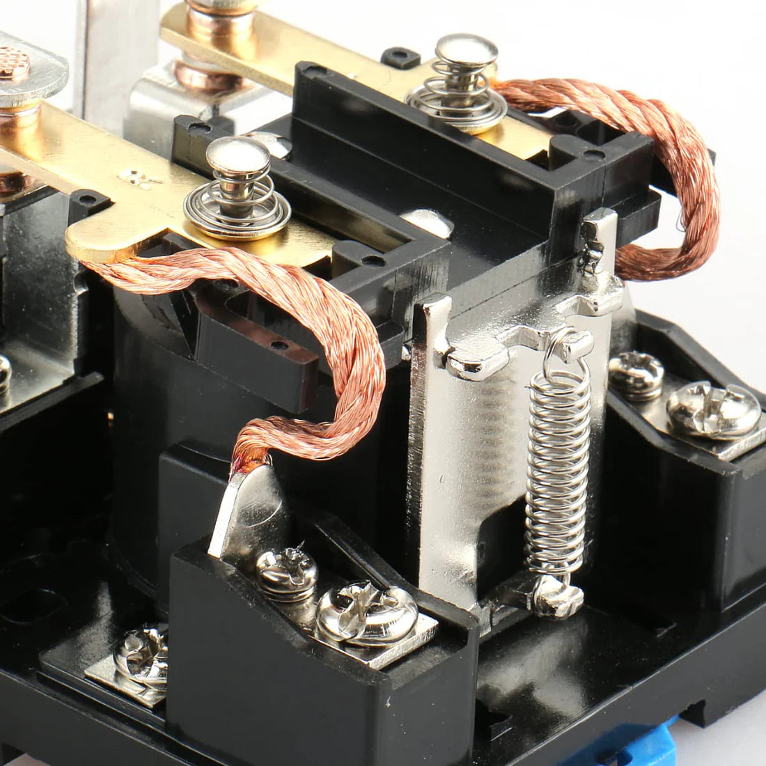 Baomain High Power Relay JQX-62F-2Z 120A DPDT 2NO 2NC Electronmagnetic Relay Transparent Dust-Proof Type