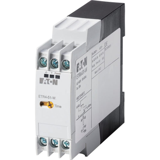 Eaton DIN Rail Mount Time Delay Relay, 400V ac, 2-Contact, 3 → 6s, 1-Function, SPST