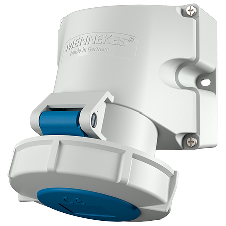 MENNEKES #9351 WMS 32A/3P/230V/6H IP67 Wall Mounted Receptacle