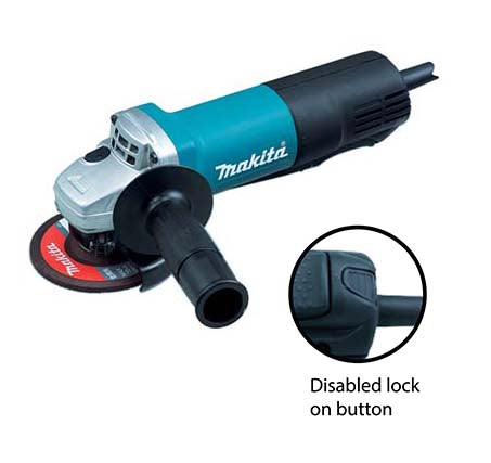 Makita 4" 100mm Angle Grinder 840W 9556HPYG Paddle Switch 9556HPYG
