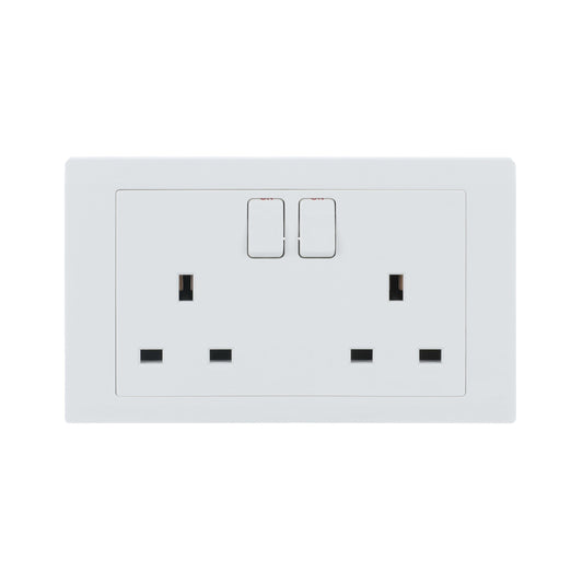 ABB BL227 2G 13A Switched Socket SP
