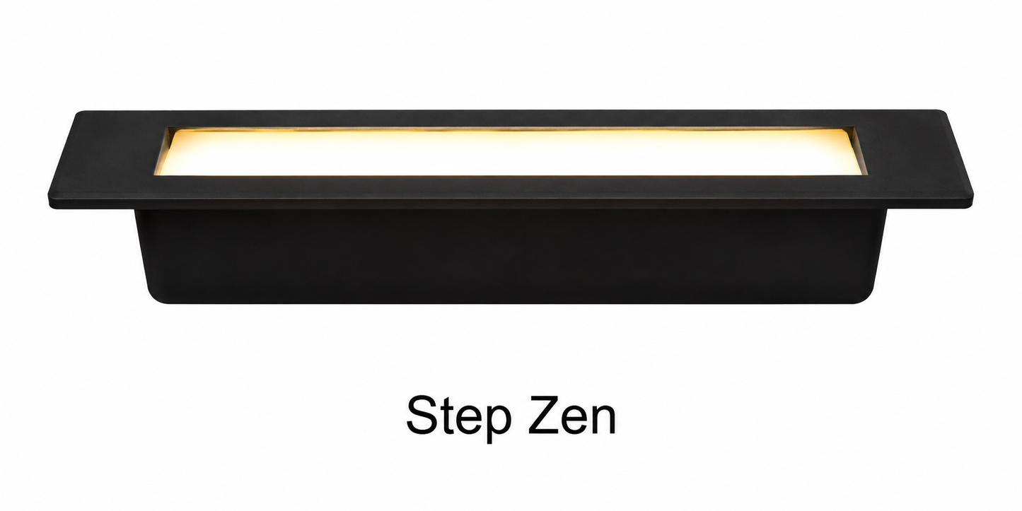 LEKSA 9W IP65 3000K Die-Cast Aluminium Step Light