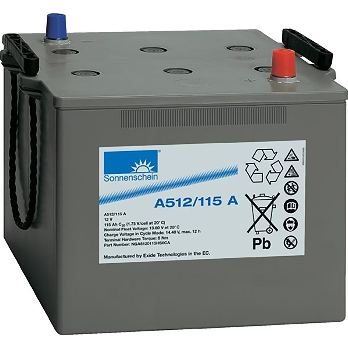 Sonnerchein A512/115.0A 12V 115Ah Battery x2pcs