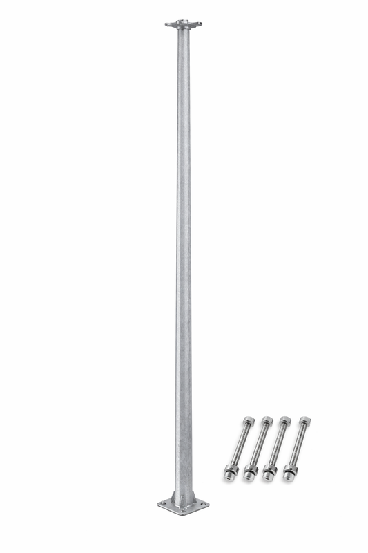 LYCORPOLE 7M Flood Light Pole – Galvanized, Flanged (V070FA)