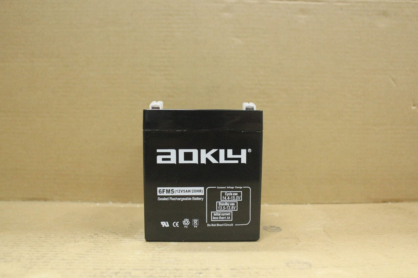 AOKLY 6FM5 12V 5Ah Sealed Lead Acid Battery