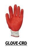 Aiko Red Palm Cotton Glove | Model : GLOVE-CRD