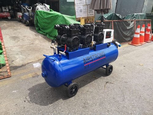 AIRSTRONG 7.5HP 180L Oil Free &amp; Silent Air Compressor 8Bar | Model : GDG75180-ASME