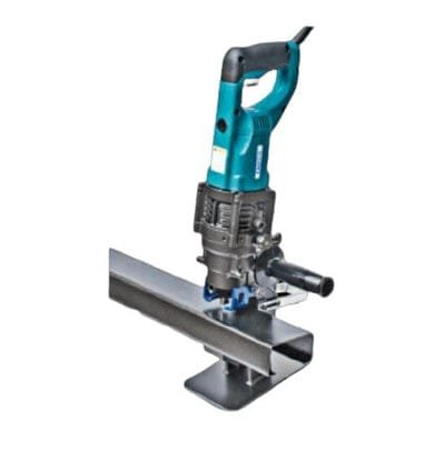 Aiko 220V Brushed Hydraulic Puncher 22.5mm Thickness 8mm Comes with 4pcs Punch and Dies Come with 8mm, 10mm, 12mm &amp; 16mm| Model : NMHP-22E