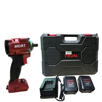 TROM 20V Cordless Impact Wrench 1/2" C/W 2 Battery &amp; 1 Charger | Model : PB400