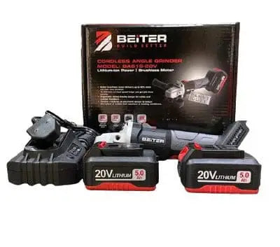 Beiter BA618-20V 20V Brushless Cordless Angle Grinder Kit