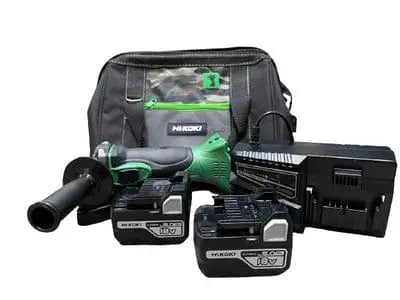 Hikoki G18DSL2 18V Cordless 105mm, 4" Disc Grinder 5Ah Batteries and Charger | Model : H-G18DSL2-5AH