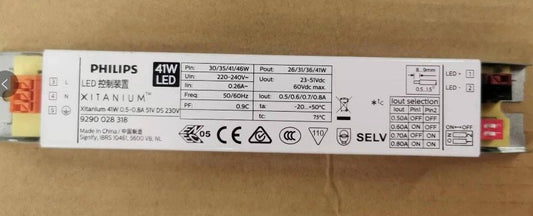 PHILIPS XITANIUM 41W LED DRIVER-0.8A 51V DS 230V