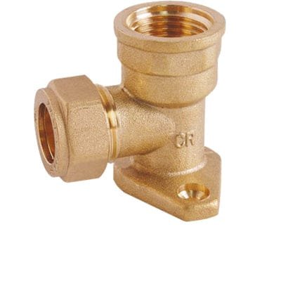 Showy Pipe Elbow Wallplate Cxfi 15mmx1/2"-5025 | Model : SHOWY-5025