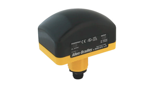 Allen Bradley 1 Button Push Botton, Black, Yellow, 800Z Series