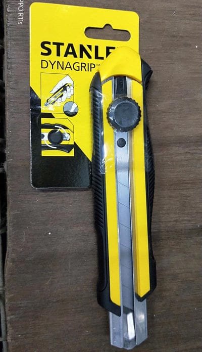 Stanley 25mm Dynagrip Snap Off Blade Pen Knife | Model : 10425 (STY10425)