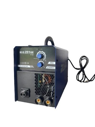 RILAND Gasless MIG Welding Machine come with MIG Torch &amp; Welding Cable (Blue) | Model: W-MIG251GE-R