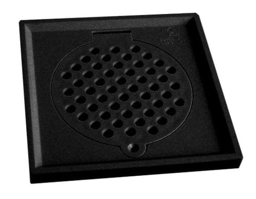Showy 2571-008 6"x6" plastic grating With edge - black | Model : SHOWY-2571-008