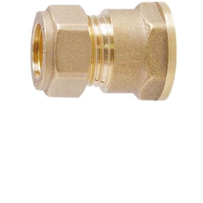 Showy Pipe Straight Coupler 15mmx1/2 | Model SHOWY-5005