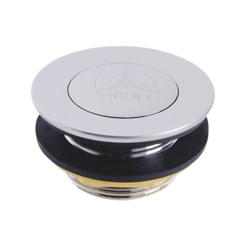 Showy Chrome Plated Brass Pop Up Waste For Sink & Tub 1-1/2