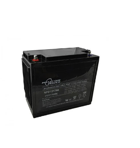 Neuton Power NPD81700 (8V, 170Ah) – Deep Cycle AGM Battery.