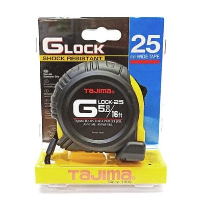 Tajima 5m Shock Resistant Measuring Tape 25mm | GLock-25