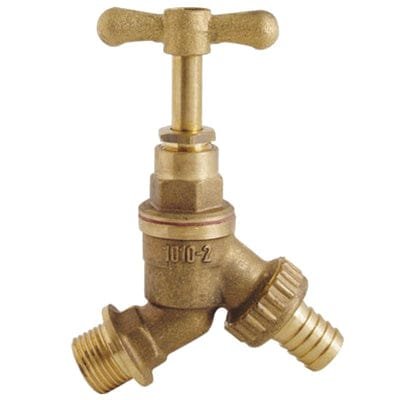 Showy 1/2" Brass Garden Tap With Nozzle 6071 | Model : SHOWY-6071