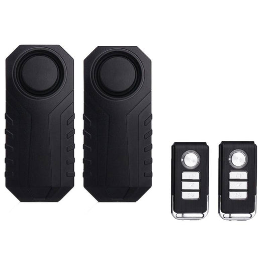 YASONG 113dB Bike Alarm with Remote 2 Pack