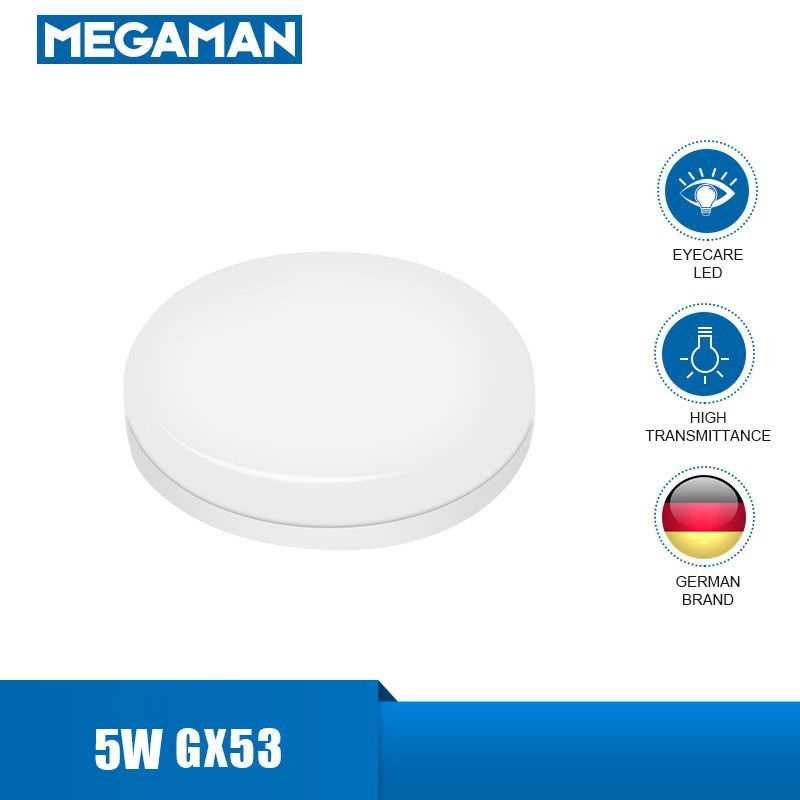 Megaman GX53 LED Bulb 5W 4000K Dimmable