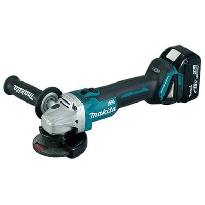 MAKITA 4" 18V 5.0AH CORDLESS ANGLE GRINDER | Model : DGA 404 RTE + 2 PORT CHARGER