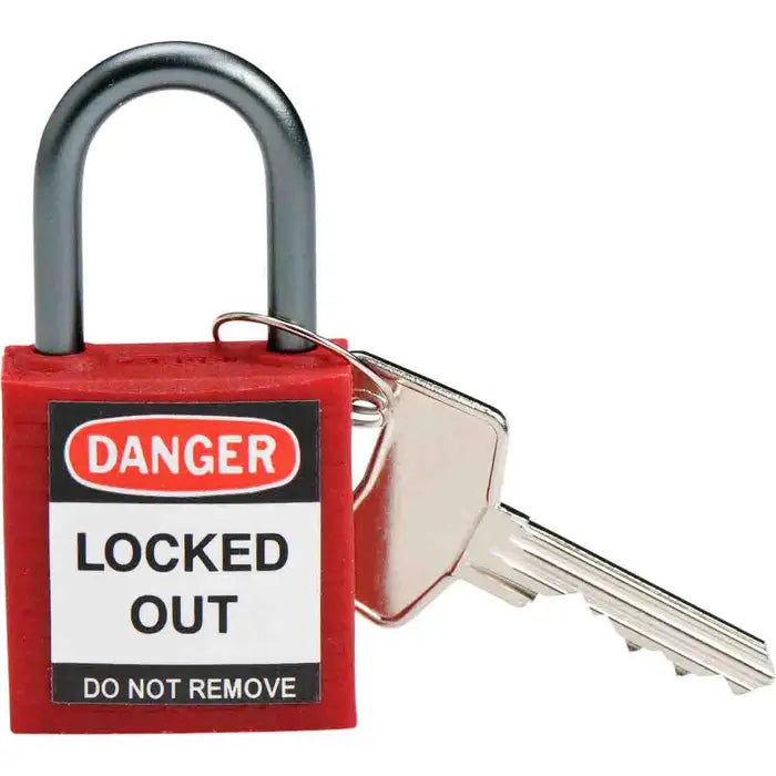 Brady 143150 Nylon Padlocks With Compact Lockout