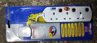 Mind Extension Socket 3Way 3M ( Ma1183) | Model : ESK-MA1183