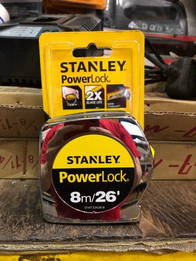 Stanley Powerlock Tape 8m (26ft) x 25mm | Model : STY33428 (STHT33428-8)