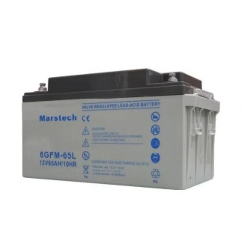 Marstech 12V 65Ah Battery (Flame retardant casing)