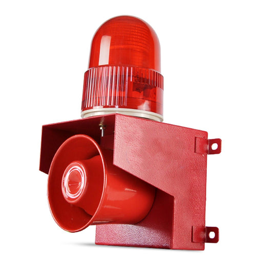 YASONG Siren Alarm 120dB 25W LED Strobe DC12V