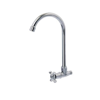 Showy Cross Q-turn "U" Spout Wall Sink Tap 2655nwc-u | Model : SHOWY-2655NWC-U