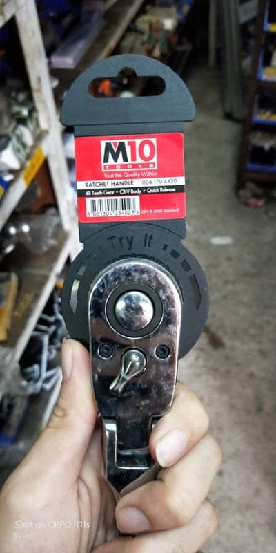 M10 14" Long Flexible Ratchet Handle with 1/2" Drive | Model : 004-170-4430