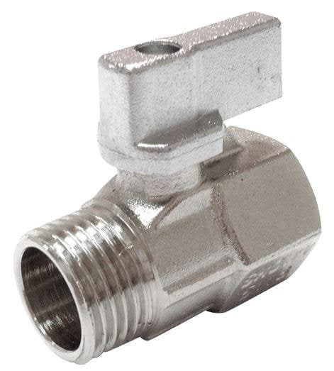 Showy 1/2" Male / Female mini Ball Valve (CR) | Model : #5118