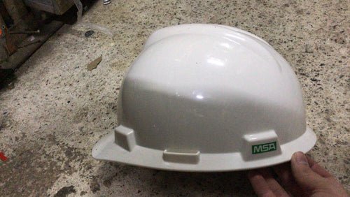 MSA Ratchet Safety Helmet | Colours : White, Yellow, Blue | Model : HELMET-MSA-WH