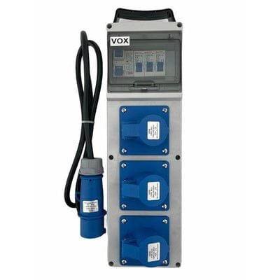 CEE ELCB 3x16A 3way Extension Box