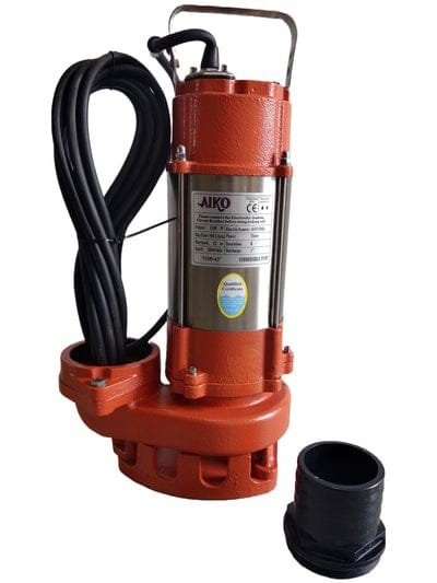 Aiko 3" Submersible Sewage Pump 415V 50Hz 1100W Without Float | Model: WP-V1100-A3-415V