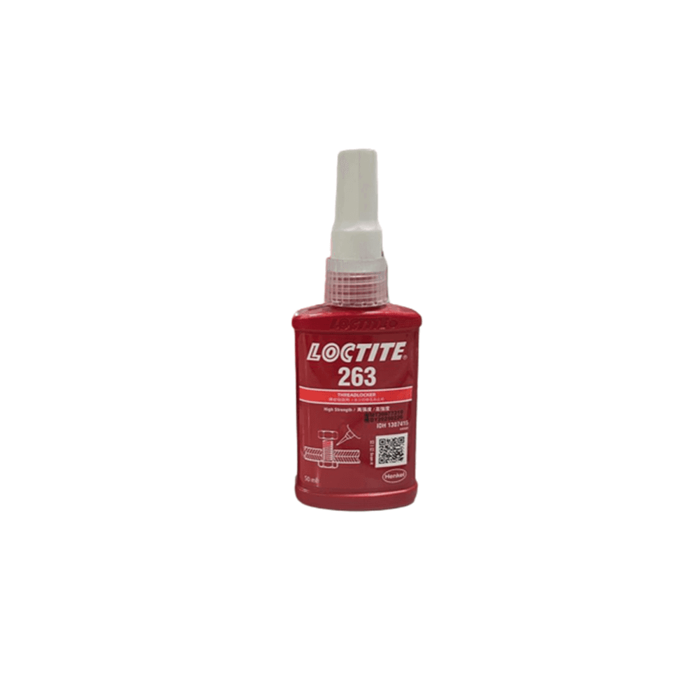 LOCTITE 263 High Strength Threadlocker. Primerless. Removable with heat.