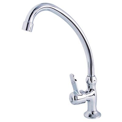 Showy Q-turn J-spout Pillar Tap-2565mjqc (Chrome) | Model : SHOWY-2565MJQC